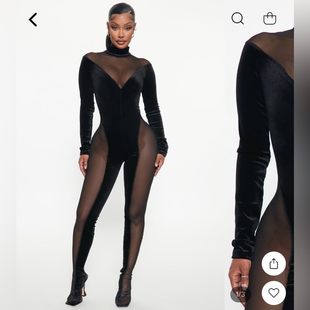 Everything I Need Mesh Jumpsuit